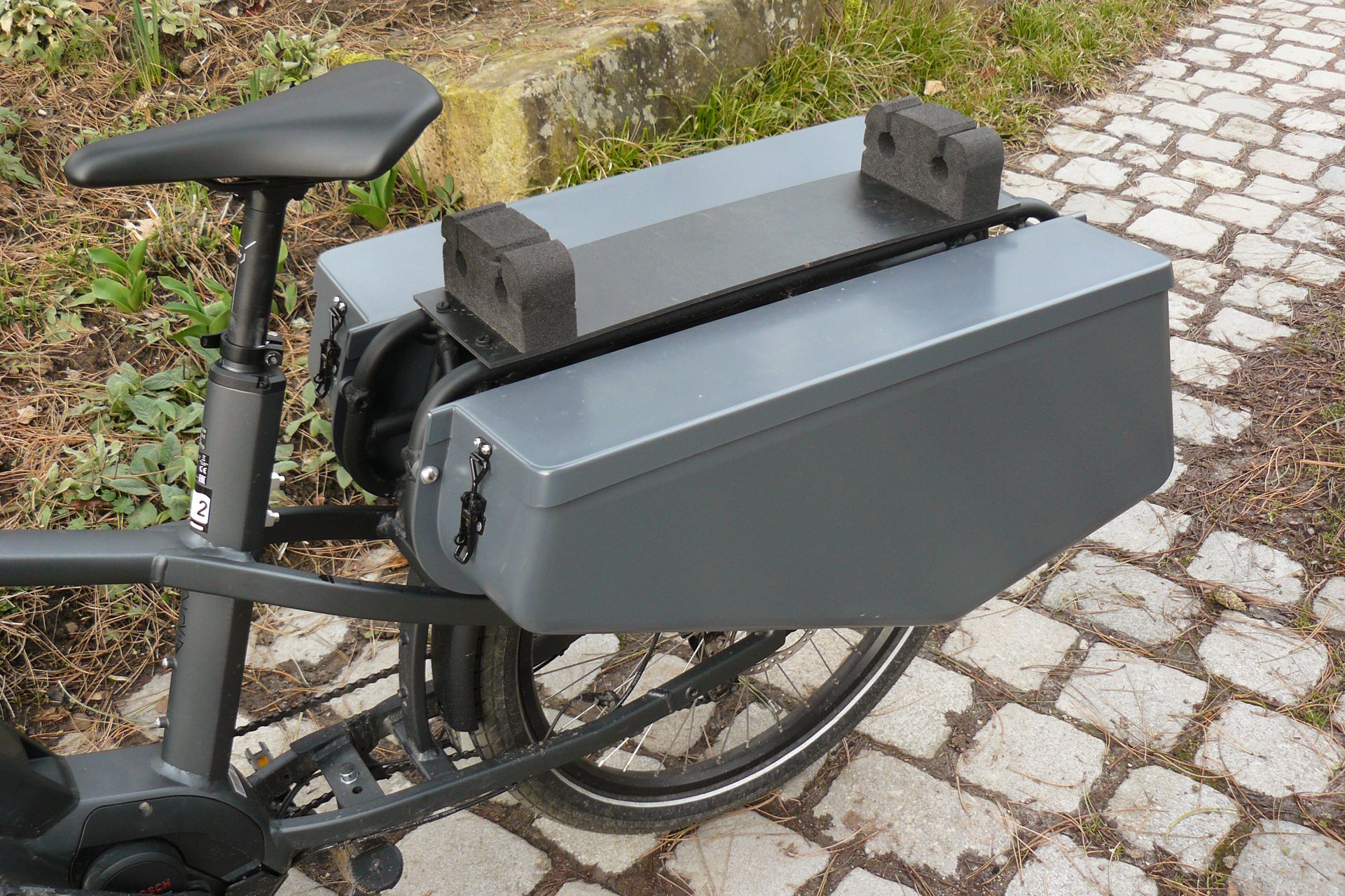 Hartschalenkoffern für ein E-BIKE BERGAMONT Cargoville LT Edition nach Kundenwunsch.