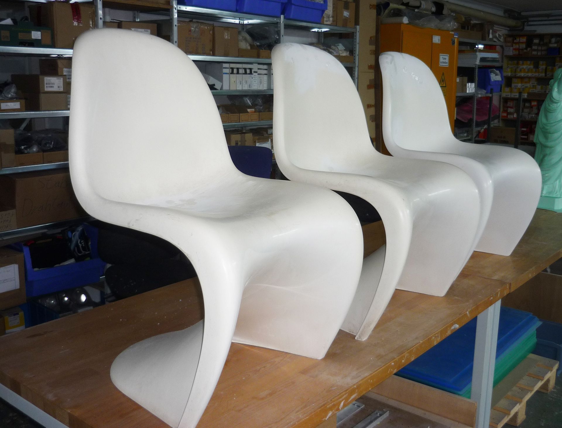 Verner Panton Stühle unrestauriert