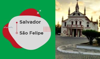 Imagem da cidade de São Felipe na Bahia