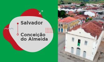 Imagem da cidade de Conceição do Almeida na Bahia