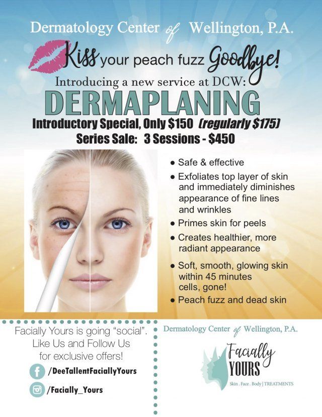 Dermatology Care — Dermaplaning Session Price in Wllington, FL