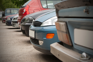 Used Car Sales — Row of Cars in Westland, MI