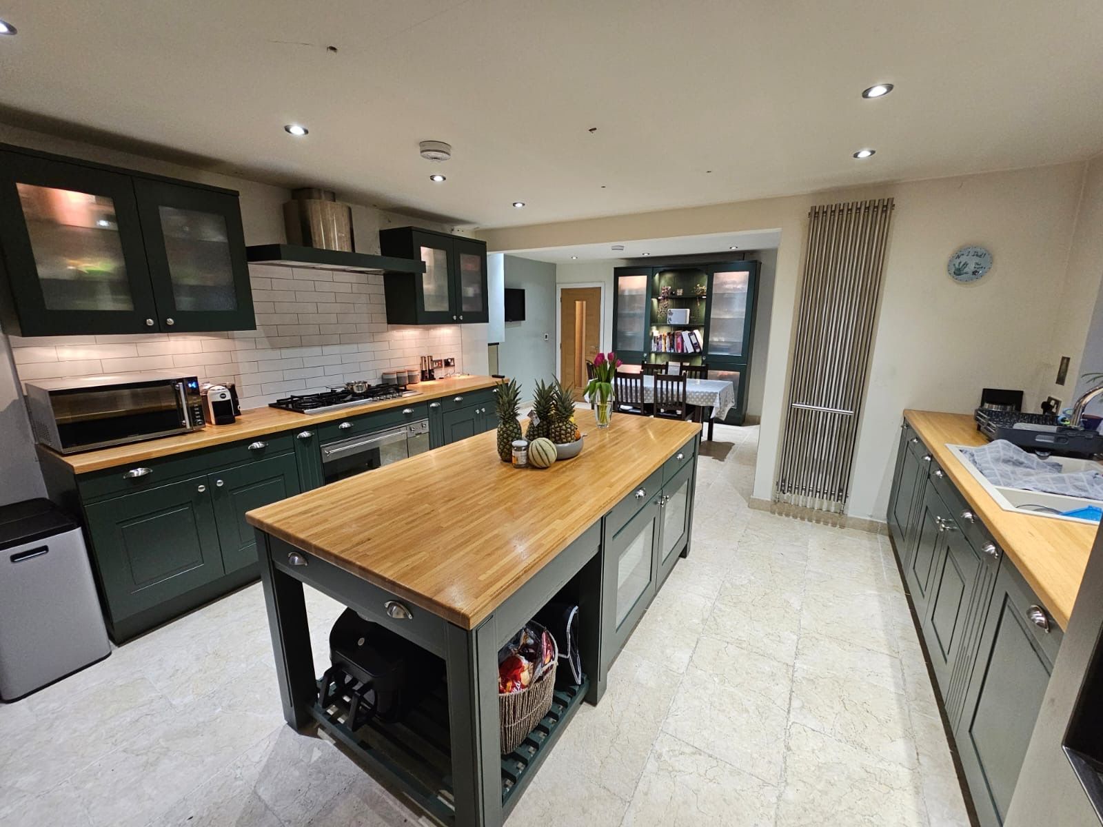 Spray-Painted Kitchen Results