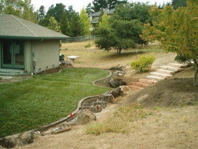 Tranquil Area in a Garden — Landscaping in Santa Cruz, CA