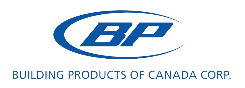 bp building products of canada corp. logo on a white background