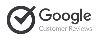 a google customer reviews logo with a check mark in a circle