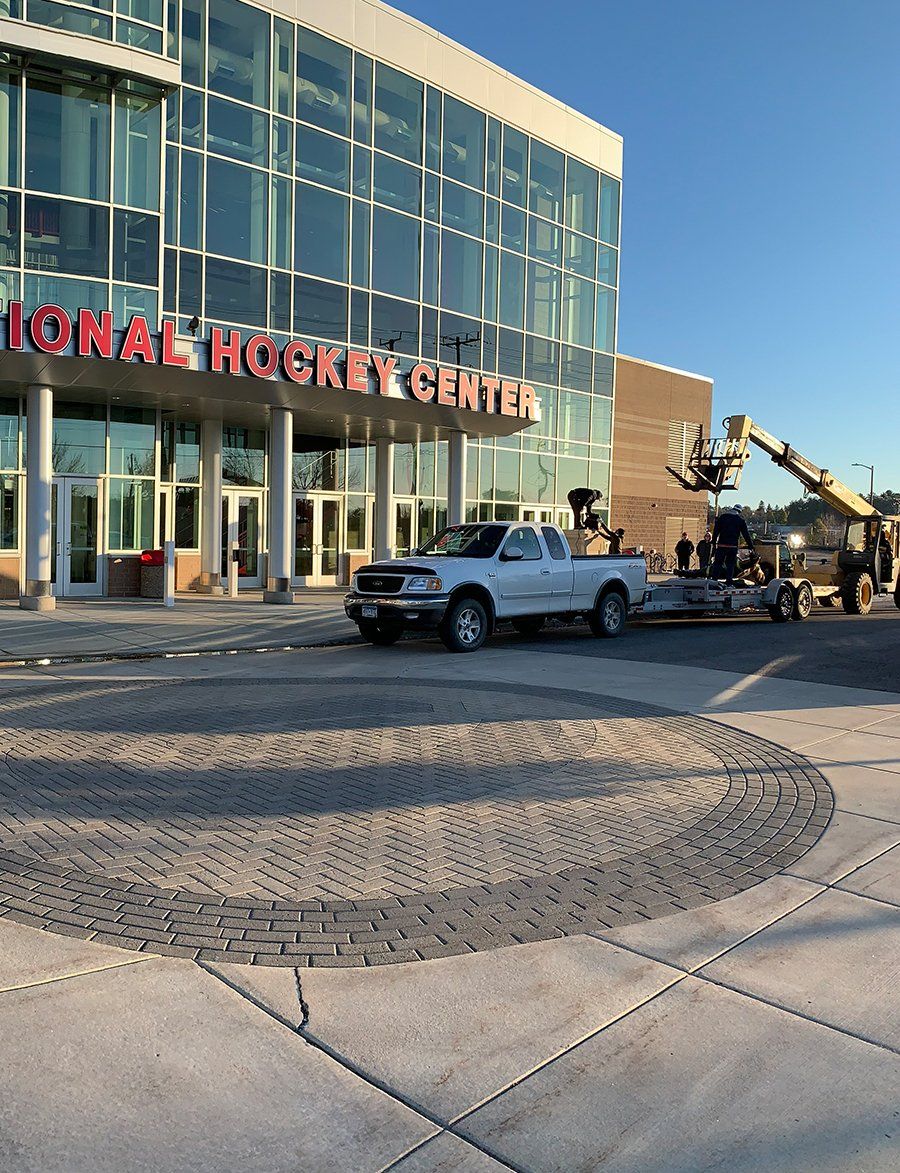 bronze statue installation & relocation