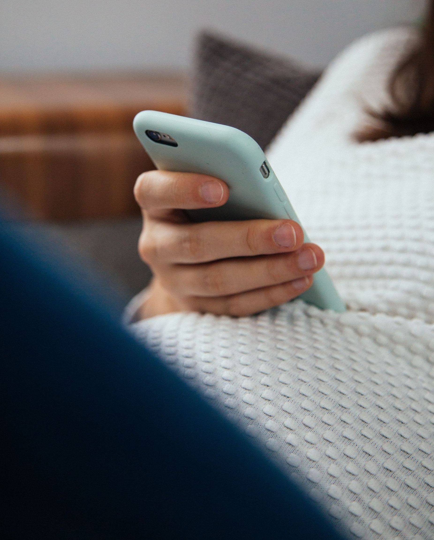 woman on phone