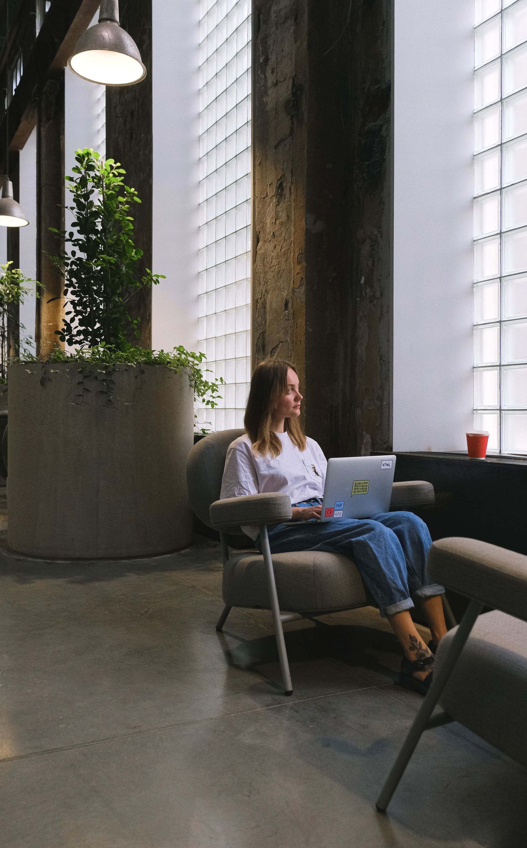 woman on laptop