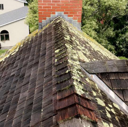 Roof Cleaning with High Pressure — Fairhaven, MA — Moss Boss Roof Cleaning & House Washing