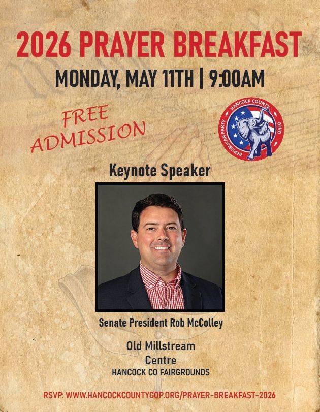 Hancock County Ohio Republican Party Prayer Breakfast Pastor Lorenzo Sewell