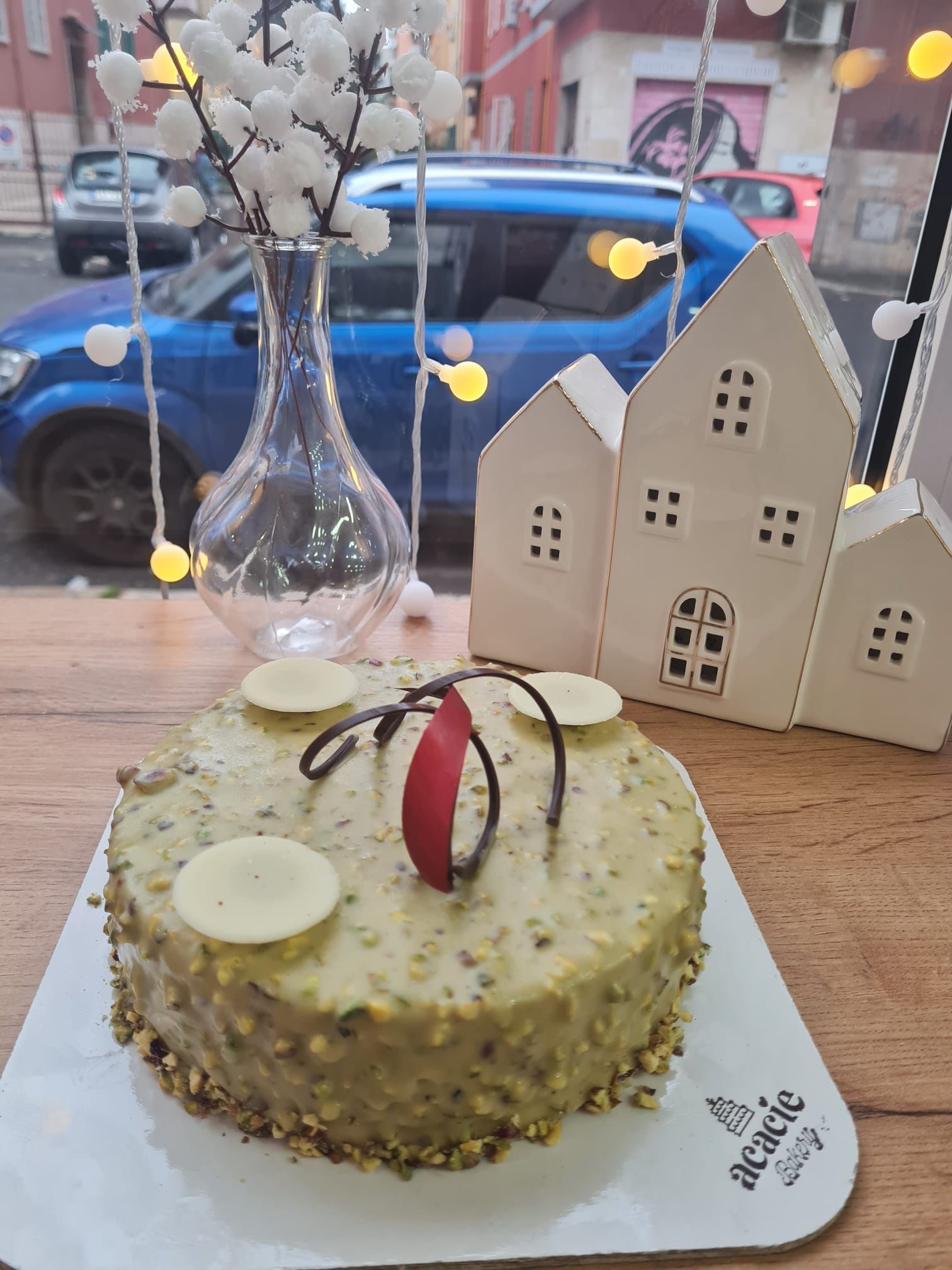 Torta Rocher al pistacchio