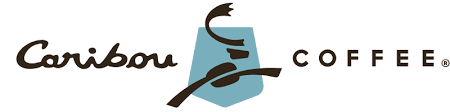 A logo for boyer 's coffee with a mountain in the background.