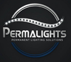 PermaLights logo with glowing light strip and tagline &ldquo;Permanent Lighting Solutions&rdquo;