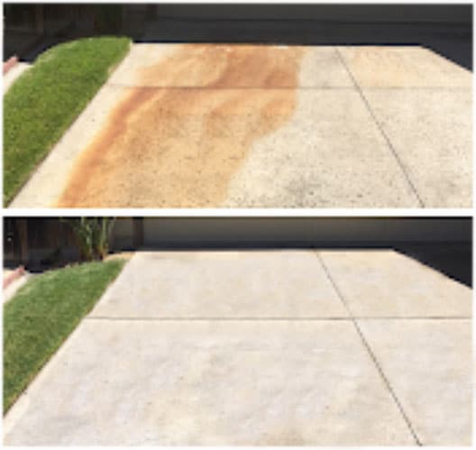Rust Removal driveway