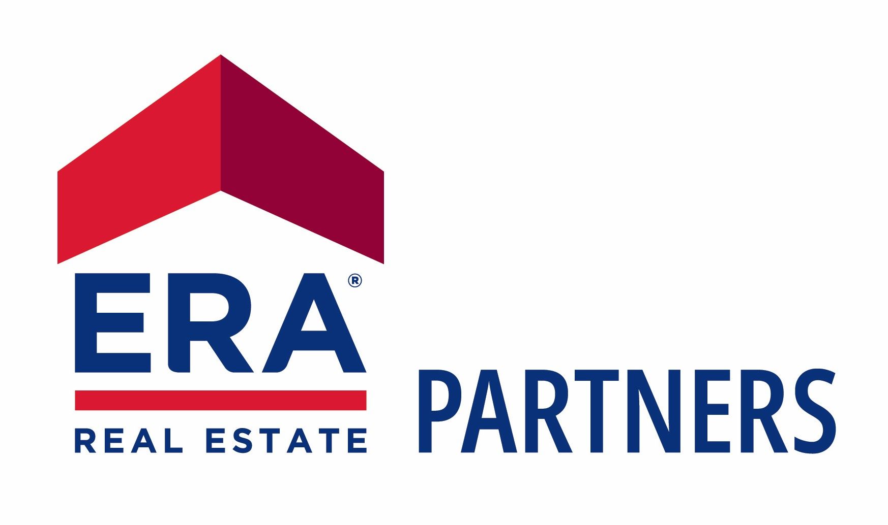 ERA Real Estate Partners logo with red roof icon and blue text