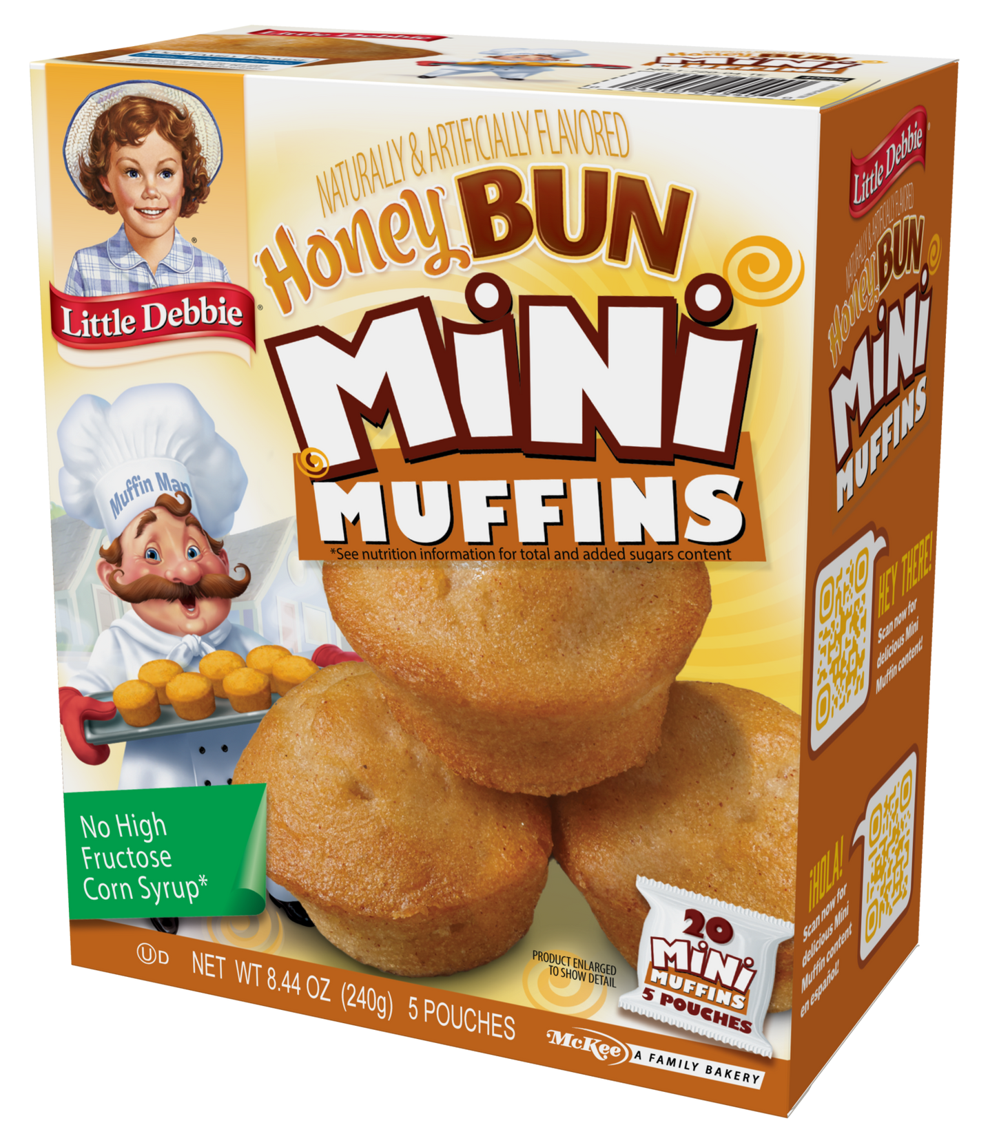 carton of honey bun mini muffins