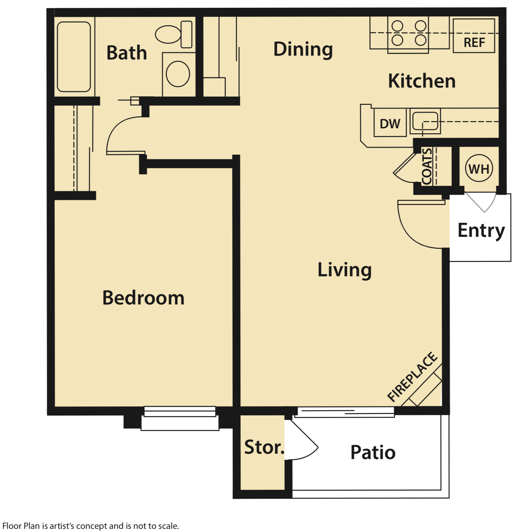 Plan A Lower Level Floor Plan