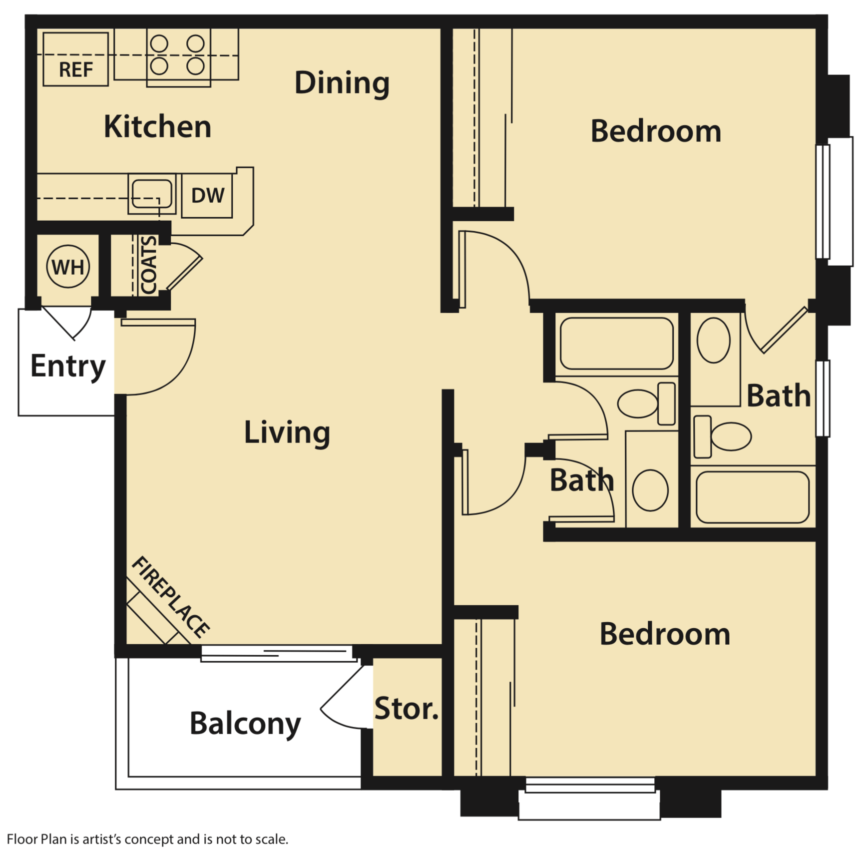 Plan B Upper Level Floor Plan