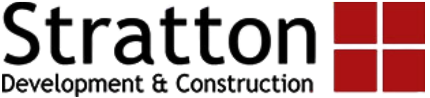 Stratton logo: Black text 