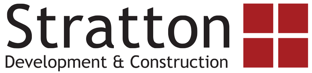 Stratton logo: Black text 