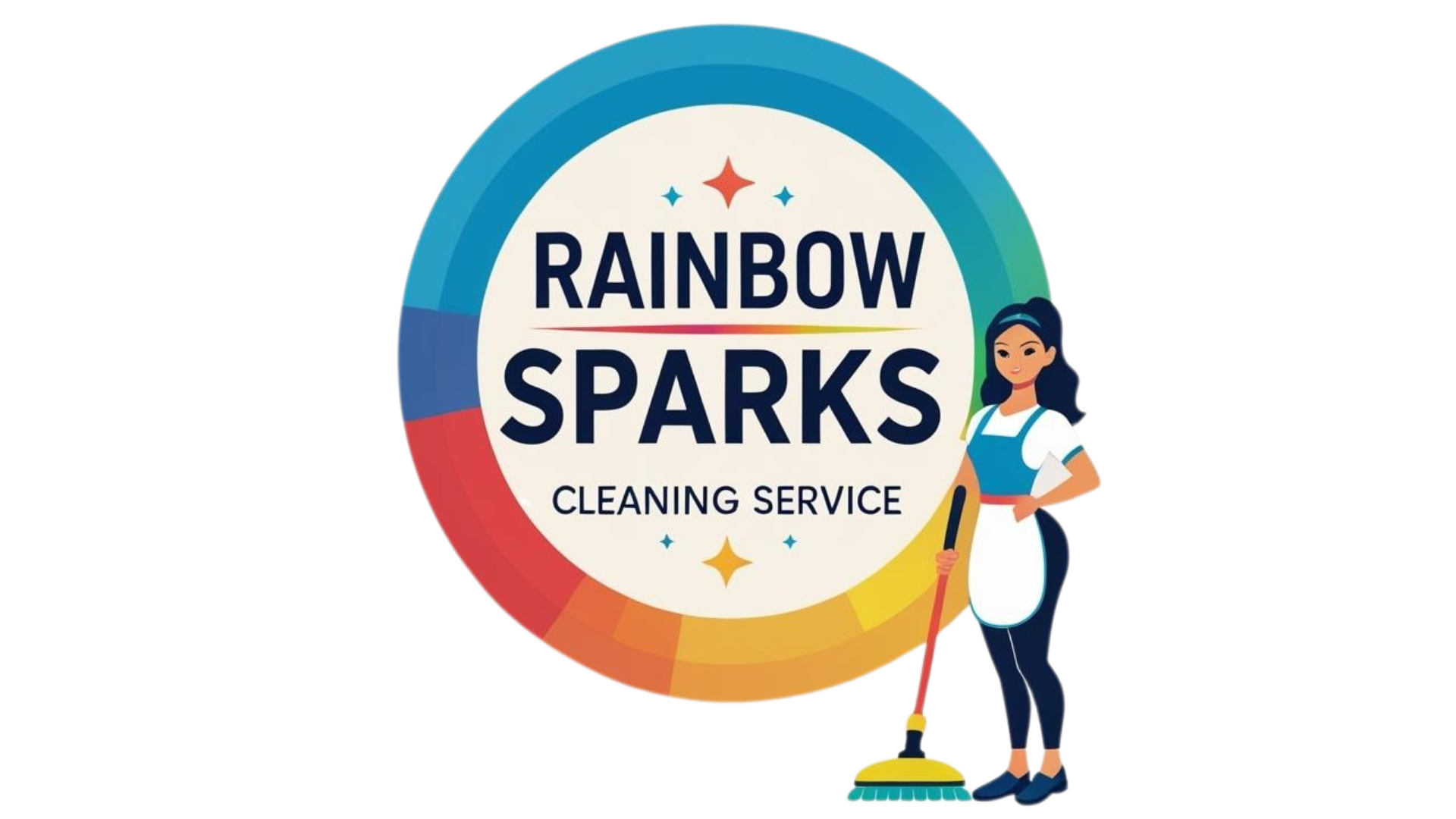 Rainbow Sparks Cleaning Services  Logo