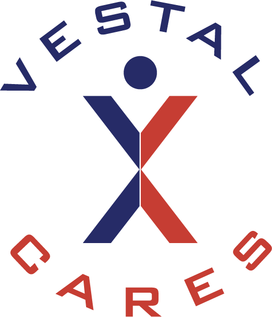 Vestal Cares Logo