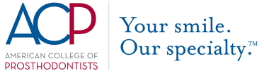 A logo for the american college of prosthodonists.