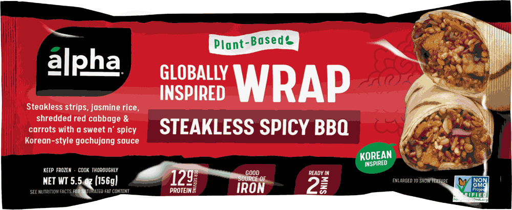Steakless Spicy BBQ Wrap