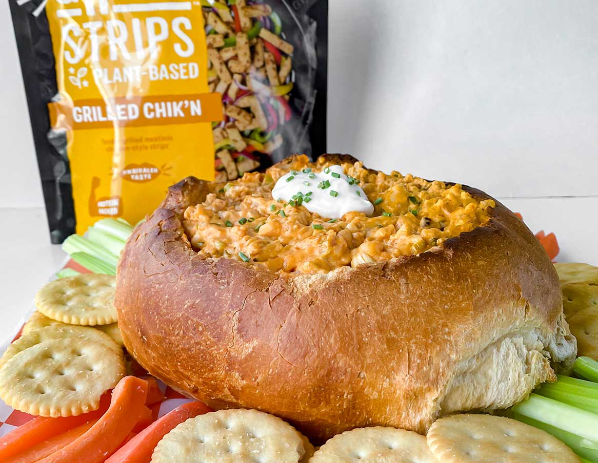 Vegan Buffalo Chik'n Dip