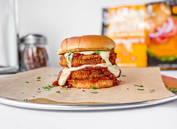 Vegan Chik'n Parm Sandwich