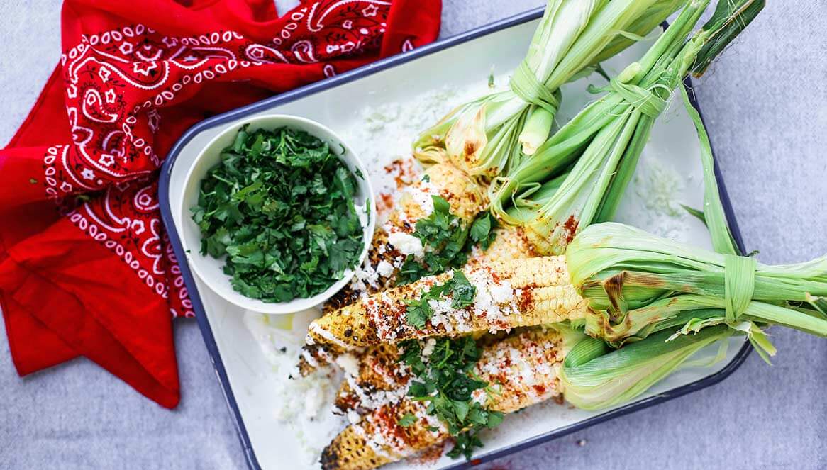 Vegan Grilled Mexican Street Corn Elotes
