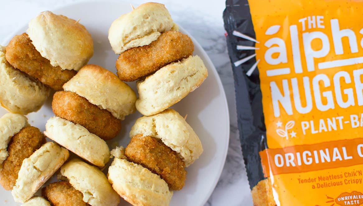 Vegan Mini Chik'n Biscuits