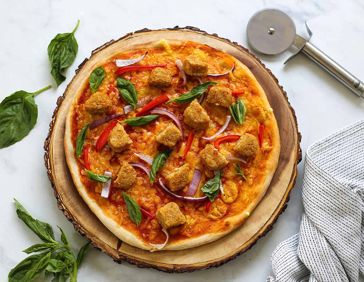 Vegan Nugget Pizza