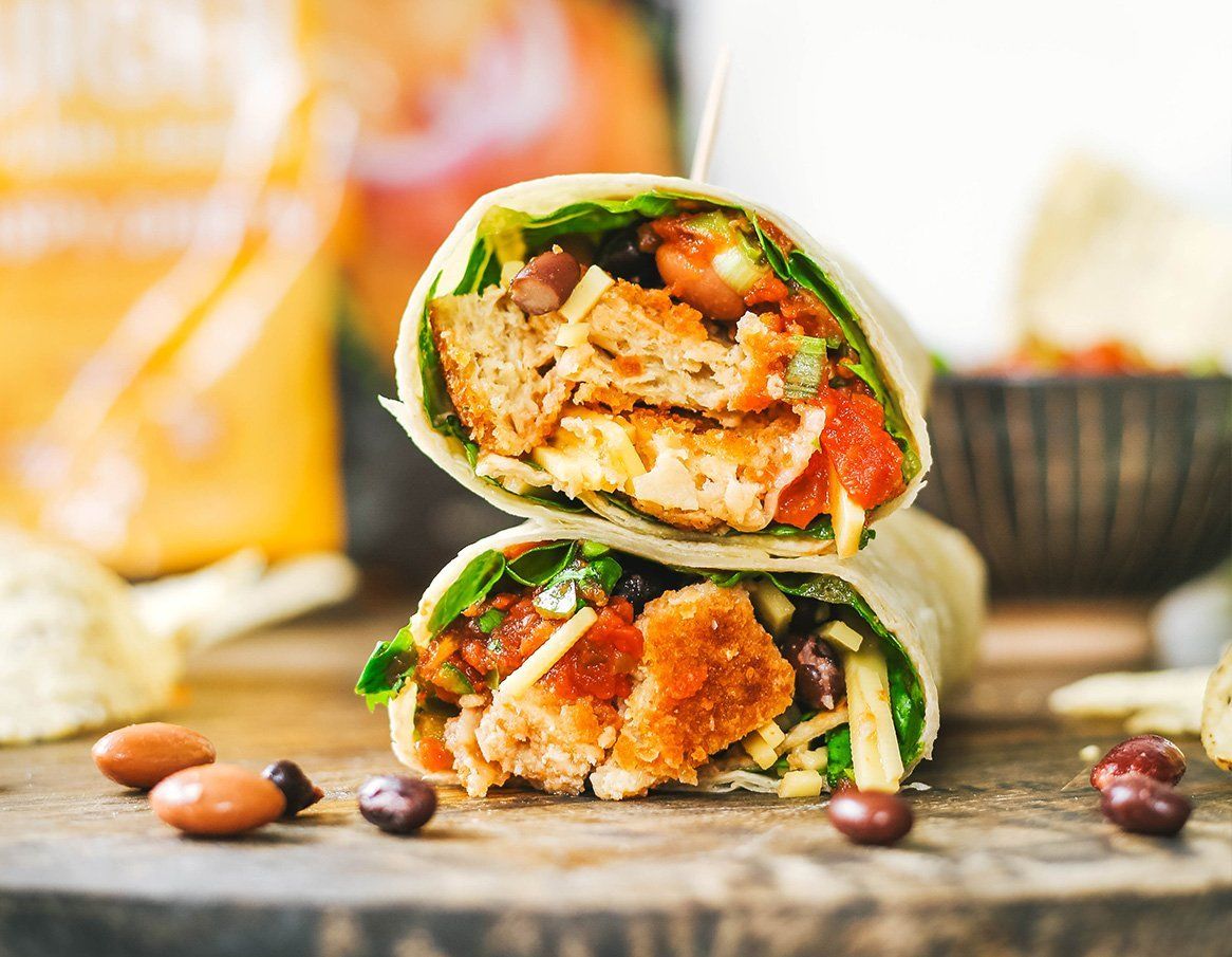 Vegan Southwest Crispy Chik'n Wrap