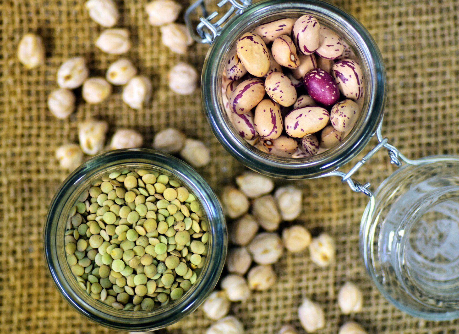 Lentils and Nuts - a great vegan source of iron
