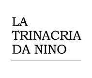 Ein schwarz-weißes Logo für La Trinacria da Nino
