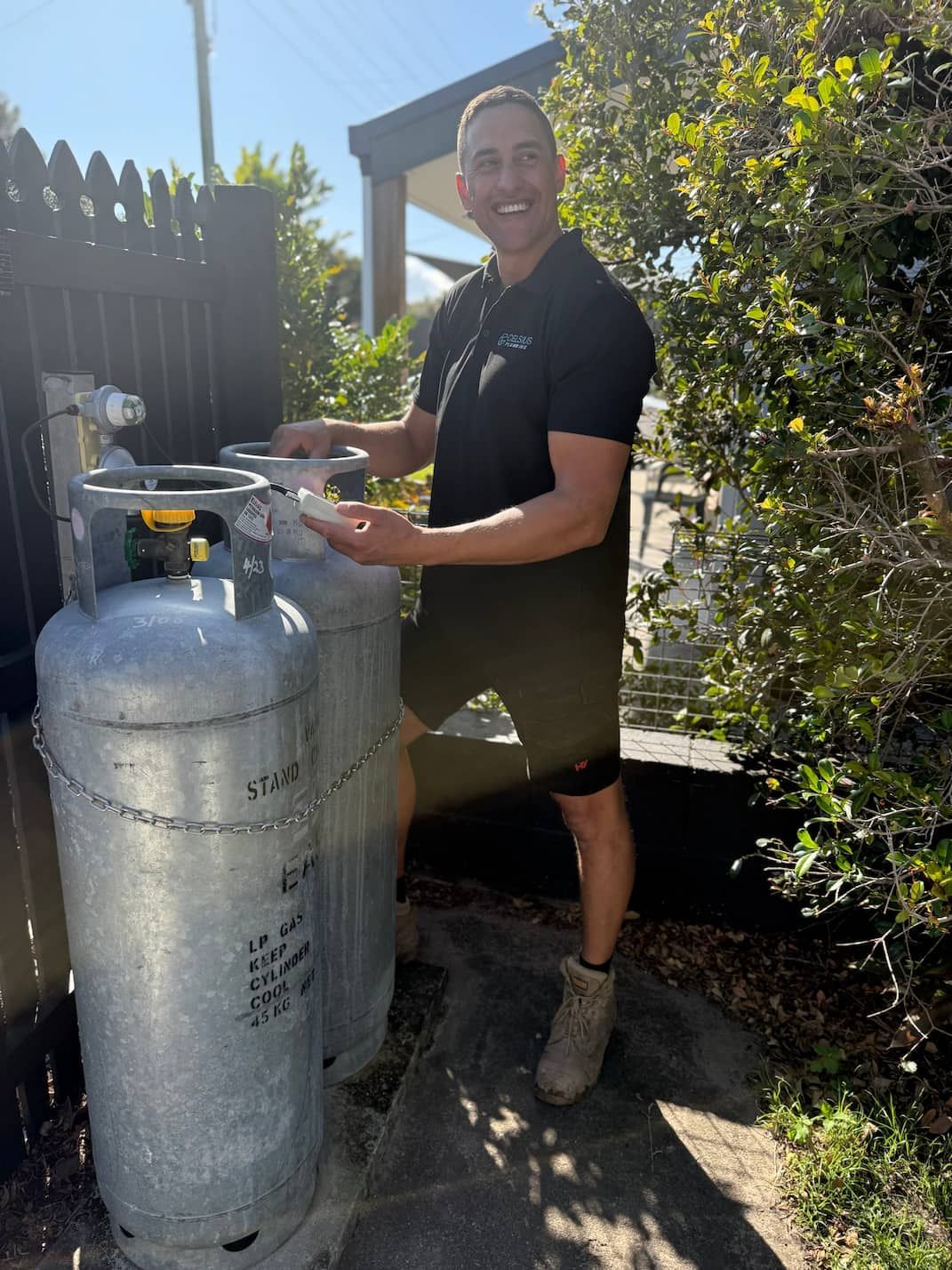 Tristan Evert sitting at a desk