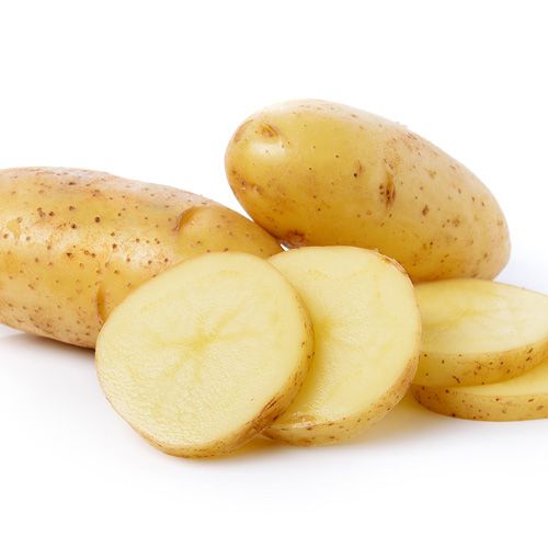 cut potatoes