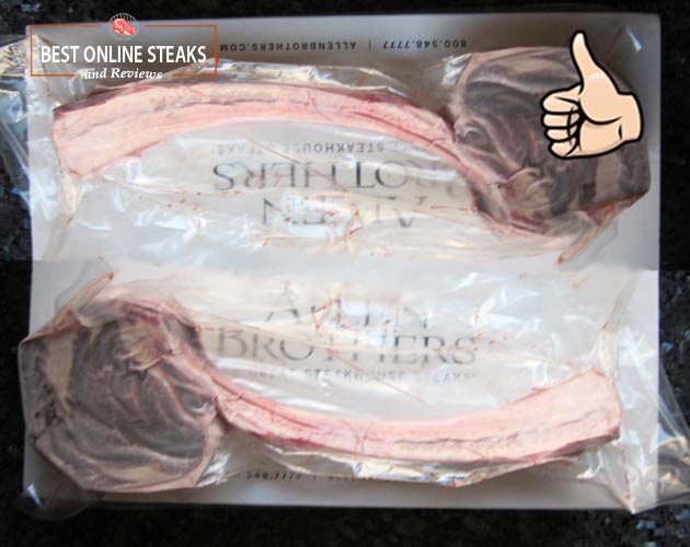 Allen Bros. Tomahawk Ribeye USDA Prime - 34 oz. - 2 Steaks - $230 - $115 Each