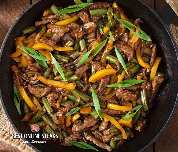 Beef Stir Fry Recipe by Best Online Steaks. Ingredients and Directions for Skirt Steak Beef Stir Fry.