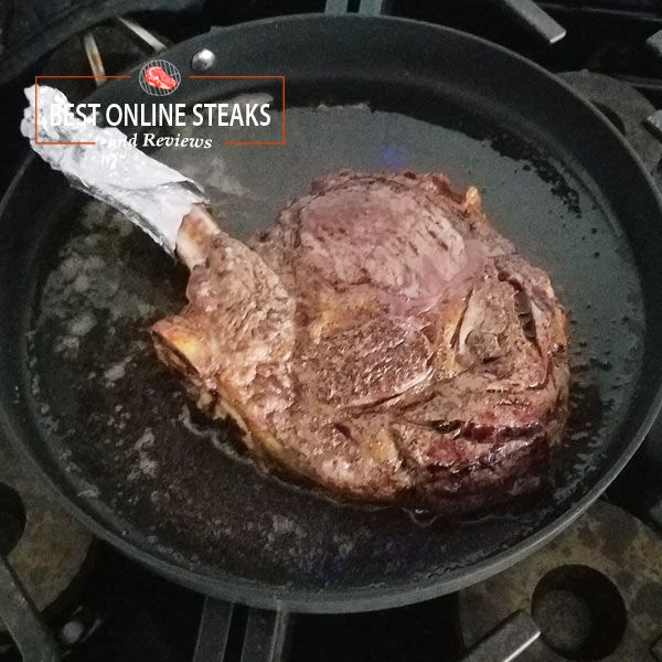 Pan-seared Cowboy Steak