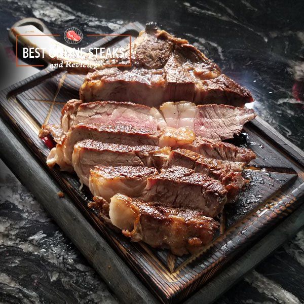Cowboy Steak Sliced Before Plating, a Steal at 50% off!