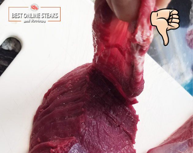 Removing excess Fat and Silver Skin from Venison Tri-Tip Steak