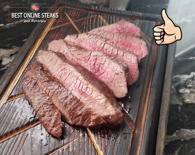 Sliced Venison Tri-Tip Steak