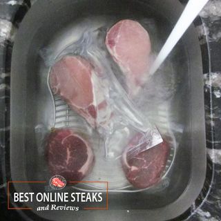 How to Defrost Frozen Steaks in cold water