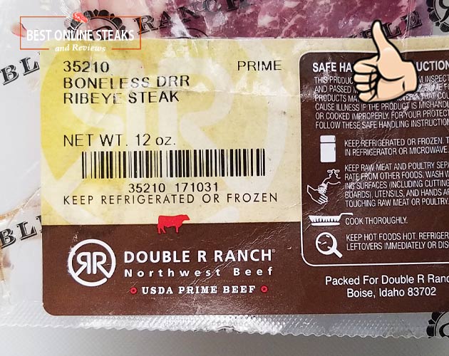 USDA Prime Ribeye 12 oz - $25. And the Weight Matched the Website.