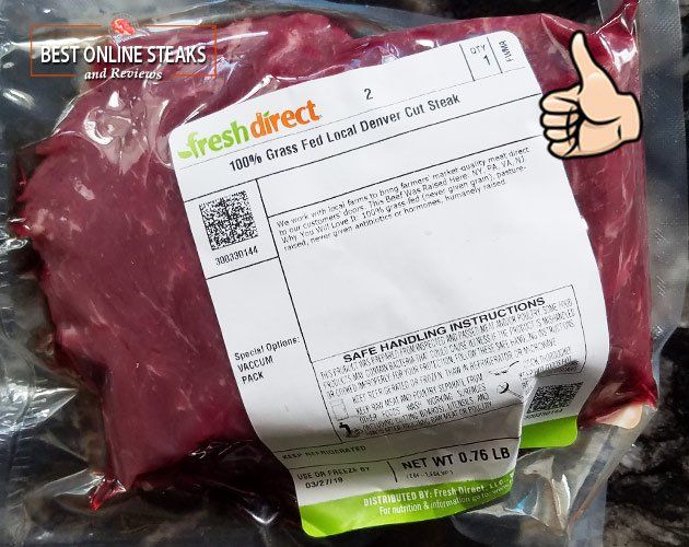 Denver Cut Steak in Packaging