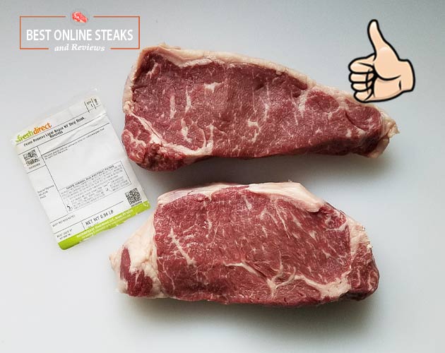 USDA Prime Reserve Local Angus NY Strip Steak 14 oz. - $21