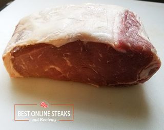 Steak Reviews by Best Online Steaks and Reviews Fat on a Large NY Strip